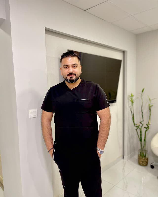 Dr. Usman at the clinic